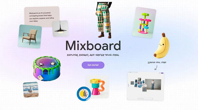 Google lanza Mixboard para crear presentaciones con IA
